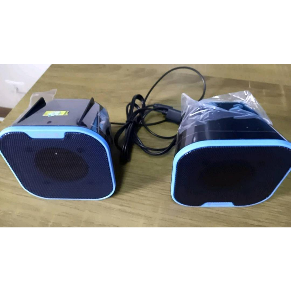 ส่งจากไทย Nubwo MESH NS-010 Mini Luminous Speaker ลำโพงคอมพิวเตอร์โน้ตบุ๊ค ลำโพงคอมพิวเตอร์ ลำโพงคอม