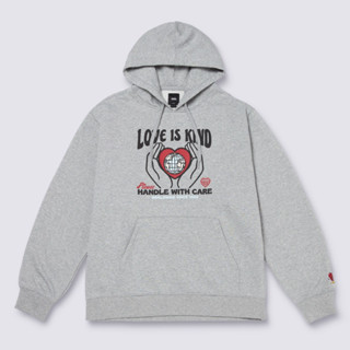 เสื้อฮูดVANS VALENTINES HANDLE WITH CARE PO CEMENT HEATHER สินค้ามีประกันแท้