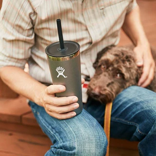 HYDRO FLASK TUMBLER PRESS-IN STRAW LARGE 24-40 OZ ฝาหลอดดูด ซิลิโคน สำหรับ แก้วน้ำสูญญากาศ เก็บความเย็น เก็บอุณหภูมิ