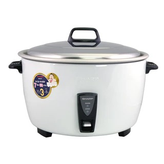 ชาร์ป หม้อหุงข้าวไฟฟ้าเชิงพาณิชย์ ขนาด 7 ลิตร รุ่น KSH-D77 สีขาว SHARP COMMERCIAL ELECTRIC RICE COOKER 7.0L KSH-D77