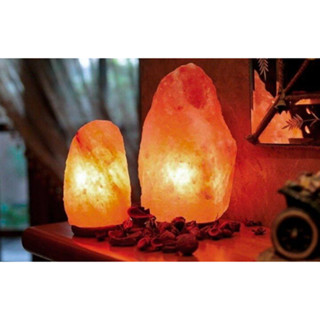 ขนาด 4 กก โคมไฟเกลือหิมาลายัน Himalayan Salt Lamp ทรงธรรมชาติ