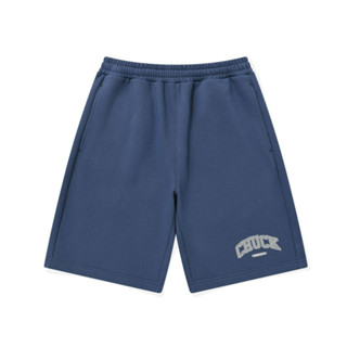 ALAND CHUCK UFS SS21_CHUCK_CHUCK SMALL ARCH LOGO SWEAT SHORTS (DUSTY BLU