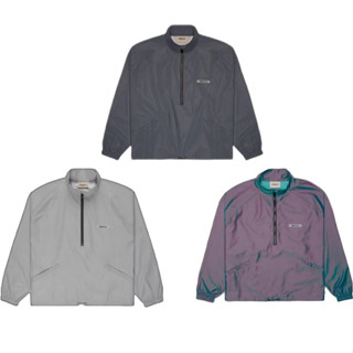 ESSENTIALS HALF ZIP TRACK JACKET