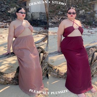 PLEAT SET PLUSSIZE❤️🌷