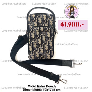 👜: New!! Dior Micro Rider Pouch Bag‼️ก่อนกดสั่งรบกวนทักมาเช็คสต๊อคก่อนนะคะ‼️