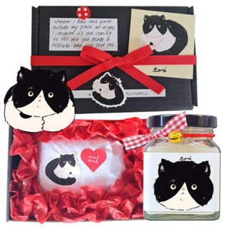 TORIAROMA | [ Giftset ] เซ็ทของขวัญกระปุกเทียน JUJU CAT JAM CANDLE 45hrs in box ❤️🐈‍⬛ ความหอมนุ่มละมุน ไม่ฉุน