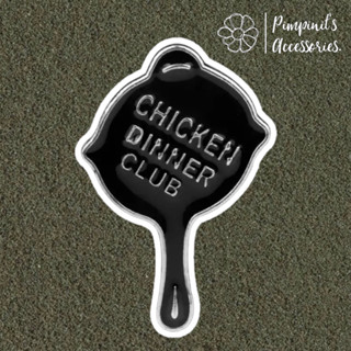 🇹🇭 พร้อมส่ง : เข็มกลัดลาย “CHICKEN DINNER CLUB” จากเกมส์ PUBG | “CHICKEN DINNER CLUB” From PUBG Enamel Brooch Pin.