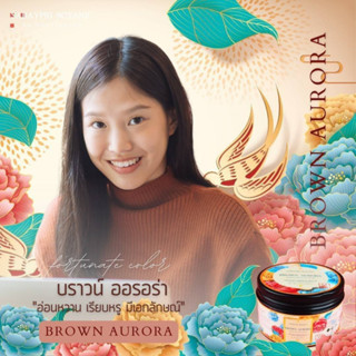 โปรโมชั่นสี BROWN AURORA สมุนไพรย้อมผมธรรมชาติ 100%