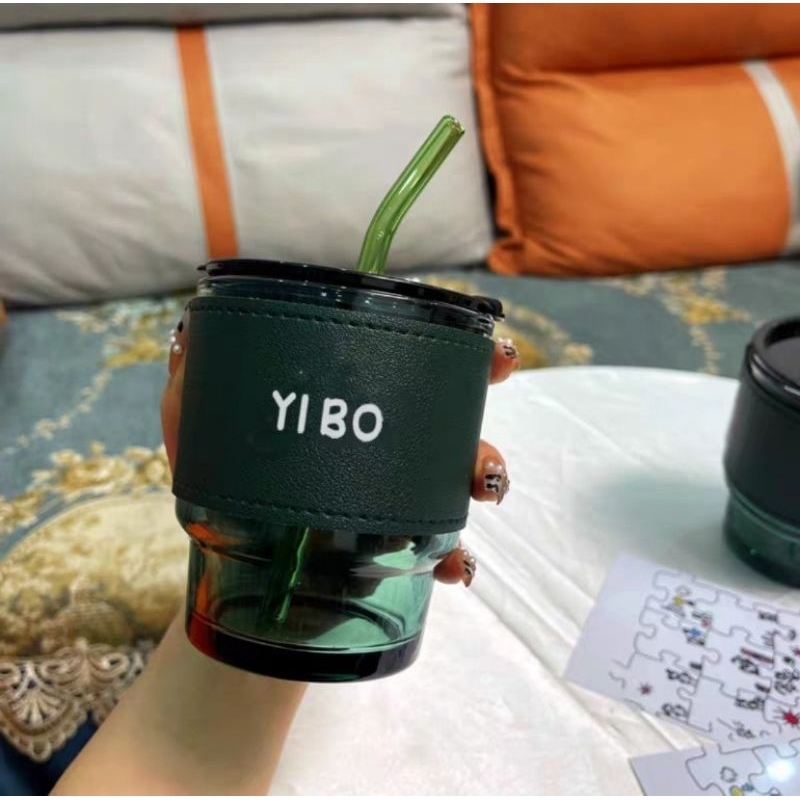 แก้ว สีเขียว หวังอี้ป๋อ WANGYIBO YIBO