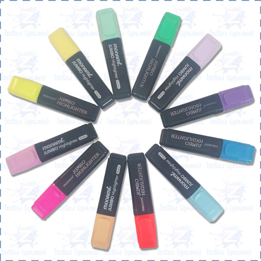 Monami ปากกาเน้นข้อความ รุ่น Jumbo Bright