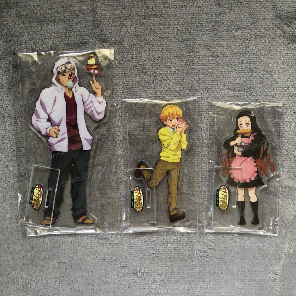 10.5-15cm★ Kimetsu no Yaiba Acrylic Stand Valentine's Day ver. Zenitsu Nezuko Uzui ดาบพิฆาตอสูร แสตน