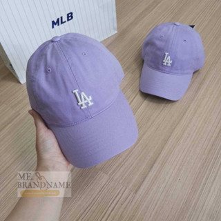 ของแท้ MLB Rookie Slider Cap หมวกสีม่วง💜💜 โลโก้ LA