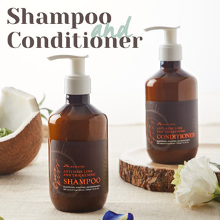 ชุดประหยัดแพ็คคู่ แชมพู+ครีมนวด Anti Hairloss and Thickening Shampoo and Conditioner