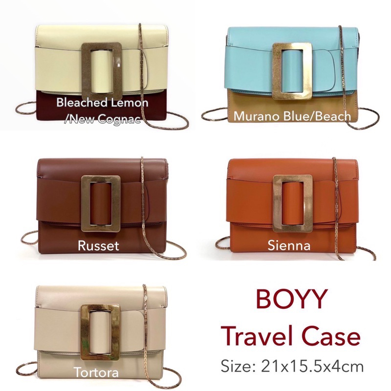 Boyy Bag Travel Case All Colors ❌ รบกวนทักมาสอบถามก่อนกดสั่งซื้อ ❌