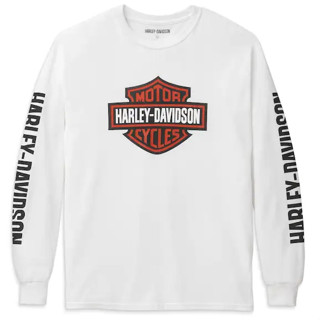 เสื้อยืดสีขาวผู้ชายลิขสิทธิ์แท้จาก Harley Davidson 99139-22VM