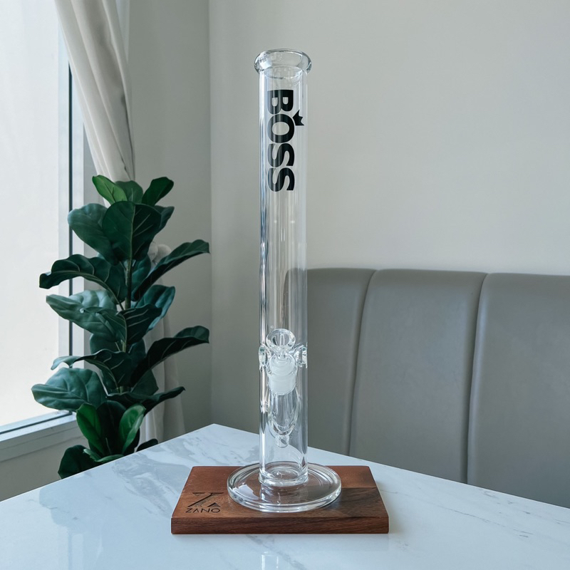 BOSS Glass Straight Cylindrical Ice Bong l 45 cm