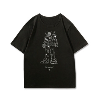 เสื้อยืดอนิเมะ Mobile Suit Gundam เสื้อยืดเท่ๆ