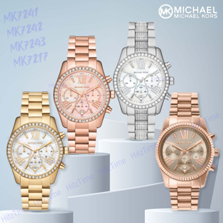 นาฬิกา MICHAEL KORS นาฬิกาข้อมือผู้หญิง แบรนด์เนมของแท้ รุ่นMK7242 MK7243 นาฬิกาข้อมือ MICHAEL KORS นาฬิกากันน้ำ