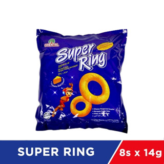 ขนมซุปเปอร์ริงชีส(Super Ring cheese family pack) 1 ถุง บรรจุ 8 ห่อ