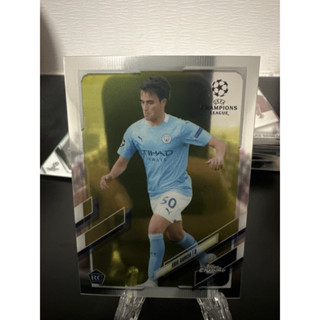 2020-21 Topps Chrome UEFA Champions League Soccer Cards Manchester City