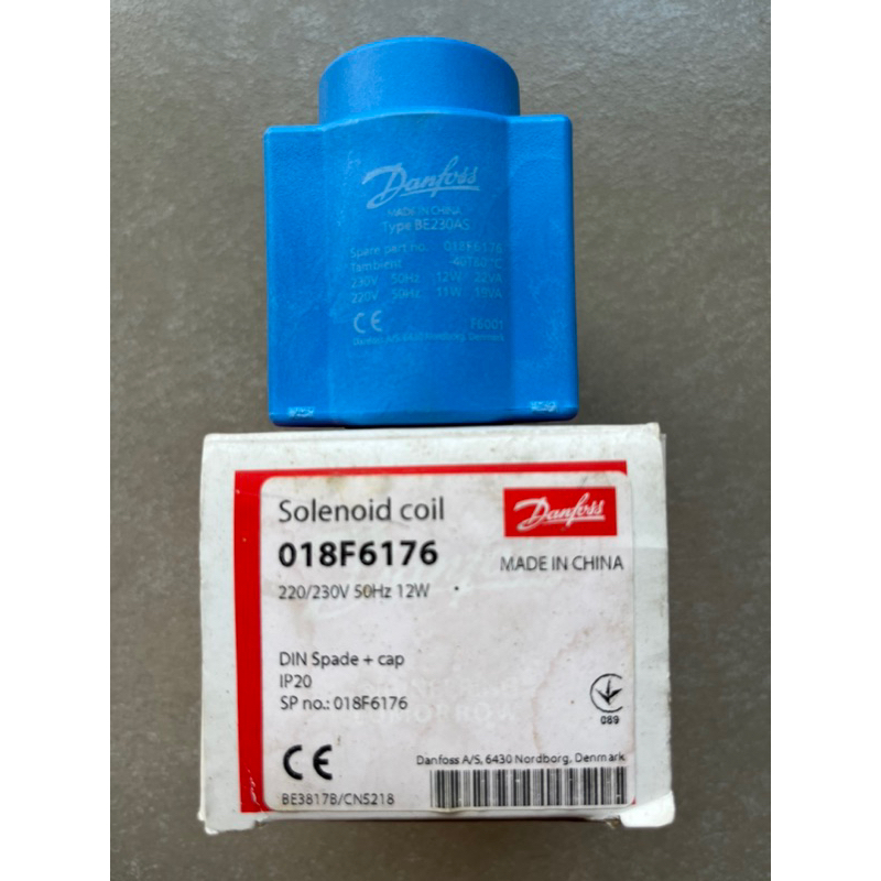 Danfoss Solenoid coil โซลินอยด์คอยล์อะไหล่ Model: 018F6176