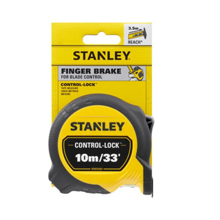 STANLEY ตลับเมตร10เมตร รุ่น Control Lock STHT37433 มีแม่เหล็ก