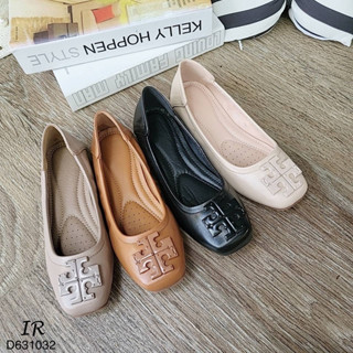 D631032 รองเท้าคัทชูหนังนิ่มหัวตัด เย็บนวมหนังนิ่มใส่แล้วนุ่มเท้า