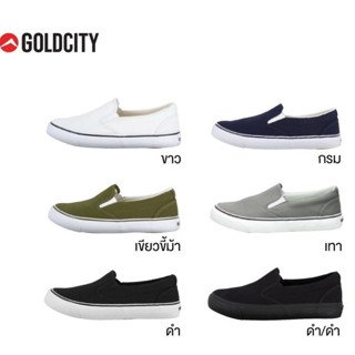 GoldCity-1285(1/2)_Size_37-45ผ้าใบแบบสวมสลิปออนขอบนวมนุ่ม มี ุ6 สี_พร้อมส่ง!!