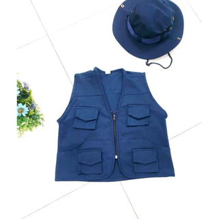 "พร้อมลุย พร้อมส่ง" เสื้อกั๊กเด็กนักสำรวจ ใส่ท่องเที่ยวซาฟารี เดินป่า แค้มป์ปิ้ง มีไซร์