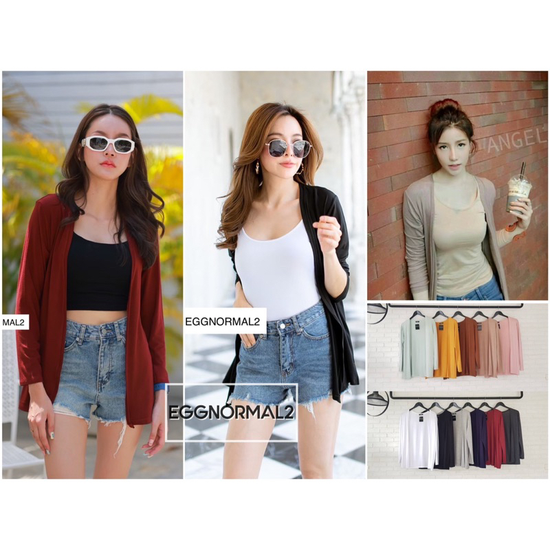ถูกที่สุด🎉🎉เสื้อคลุมผ้าเรย่อน งานป้ายTOPSHOP ทรงใหญ่ใส่ได้ทุกไซส์