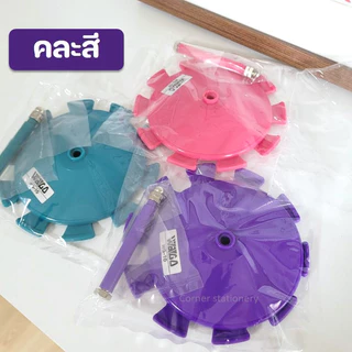 (คละสี) ที่แขวนตรายาง 1 ชั้น (10 ช่อง) / 2 ชั้น (16 ช่อง) ตรา WAGA หมุนได้ ที่วางตรายาง stamp hanger