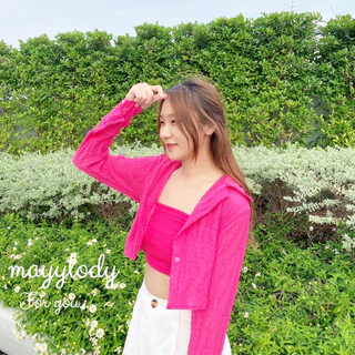 💜mayylody💜 เกาะอก จิ๋วจิ๋ว 17สี สวยแซบเกินต้านมากแม่ๆๆ ❤️💙💛💚 เกาะอกผ้าร่อง ครอปท็อป สายฝอ ชุดไปทะเล