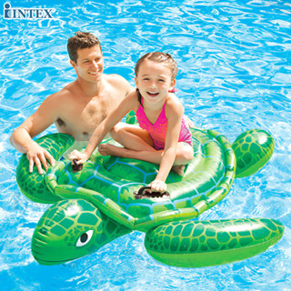 INTEX แพยาง แพเป่าลม แพเป่าลมเต่าน้อย Lil Sea Turtle Ride-On Inflatable Pool Float รุ่น 57524