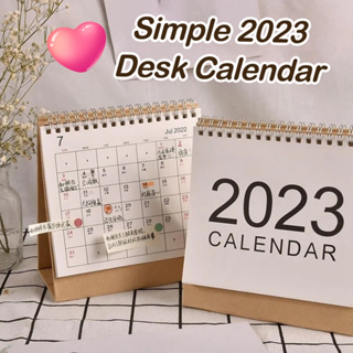 ปฏิทินตั้งโต๊ะ 2023แพลนเนอร์ ไดอารี่ calendar กระดาษโน้ตน่ารัก บันทึกพกพาสำนักงาน  ตกแต่ง ของแจก ของขวัญ ปีใหม่ Ins