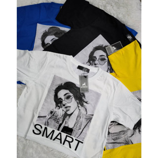 เสื้อยืดครอป Smart เนื้อผ้าดีใส่สบายส่งจากไทยจัดส่งไวมีบิการเก็บเงินปลายทาง😚😊🤖🖤🚚🚚