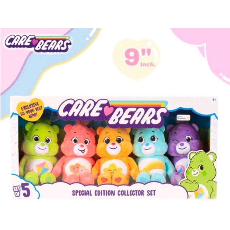 Care bears เซ็ท 5 ตัว ของแท้จากอเมริกา100% ใหม่ล่าสุด ไม่มีกล่อง พร้อมส่งงงง