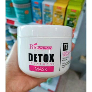 Biowoman Detox treatment mask ไบโอวูเมนส์ ดีท็อกซ์ ทรีทเม้นท์ แฮร์มาส์ก 250 มล.