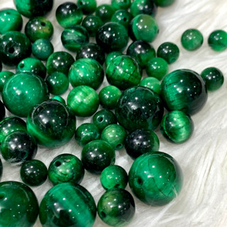 ** แบ่งขาย 1,3 เม็ด ** ตาเสือเขียว (Green Tigers eye) หินนำโชค หินมงคล หินธรรมชาติ หินแบ่งขาย (ราคาต่อเม็ด)