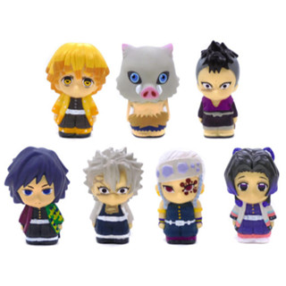 Demon Slayer Kimetsu no Yaiba Sofvi  set B ดาบพิฆาตอสูร กาชาปอง Gashapon  ของใหม่💯💯 ของแท้ ครบ 7 ตัว