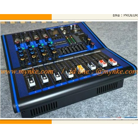 PROEUROTECH PMX-XP4200DSP POWERMIXER  FEATURES :  With Bluetooth playback, with digital MP3 (U-DISK 