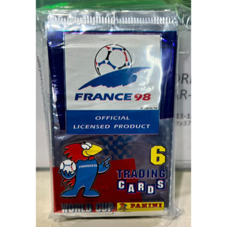 พร้อมส่ง !!! PANINI 1998 FRANCE 98 WORLD CUP TRADING CARD (1 Pack)