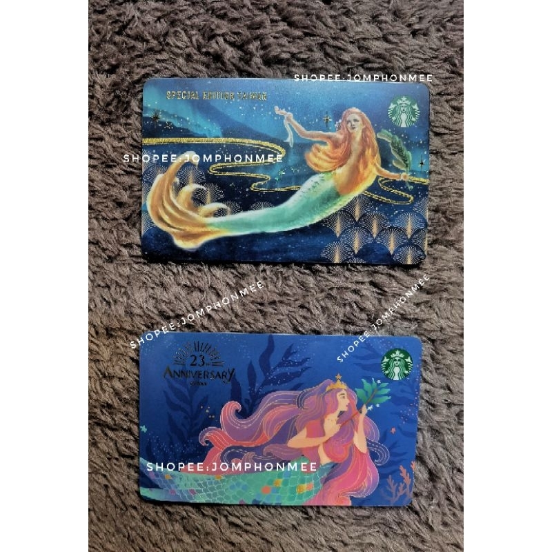 Starbucks​ Taiwan 23rd Anniversary and Special Edition Siren card