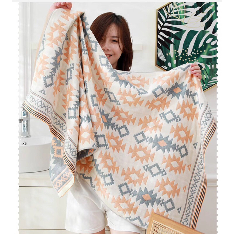 «𝐒𝐄𝐓𝟓» ⭐ผ้าเช็ดตัวสาลู⭐ ขนาด 70×140 เซน. ทอแน่นลายสวย ผ้าสาลูหนา 4 ชั้น ผ้าเช็ดตัวไร้ขน MG3724SET5 - รูปที่ 7