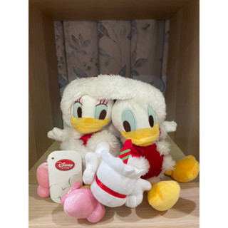 ⭐️ NEW ⭐️ Disney Store ตุ๊กตา เป็ด ดัก เดซี่ งานติดกัน แต่งตัว คริสต์มาส Duck &amp; daisy Christmas Set งานลิขสิทธิ์ แท้