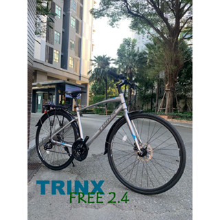 จักรยานทรงซิตี้ไบค์ จาก TRINX รุ่น FREE 2.4 ฟังก์ชั่นครบทั้งคัน