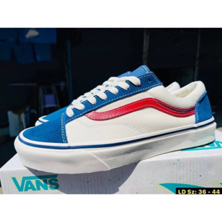 Vans Old Skool (size36-44) White Blue Red