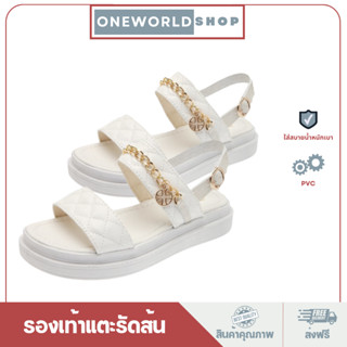 Oneworldshop รองเท้าแตะรัดส้น น้ำหนักเบาสบาย สวยหรู เพิ่มความมั่นใจในทุกการเดินทาง สไตล์เกาหลีO-365