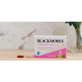 Blackmores Conceive Well Gold Preconception Vitamin 28 Tablets & 28 Capsules สนับสนุนสุขภาพก่อนตั้งครรภ์
