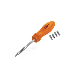 SNAP-ON NO.SSDMR4BO Screwdriver Ratcheting Magnetic Standard Orange, 8 3/4" Factory Gear By Gear Garage