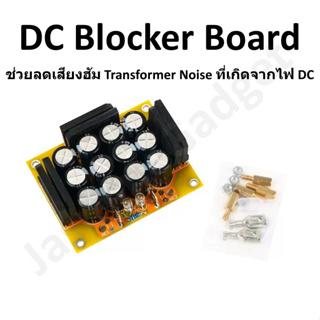 DC Block ช่วยขจัดไฟ DC เข้าระบบเครื่องเสียง ลดเสียง DC Noise ลดเสียงหม้อแปลงฮัม Transformer Noise cause by DC,DC Blocker